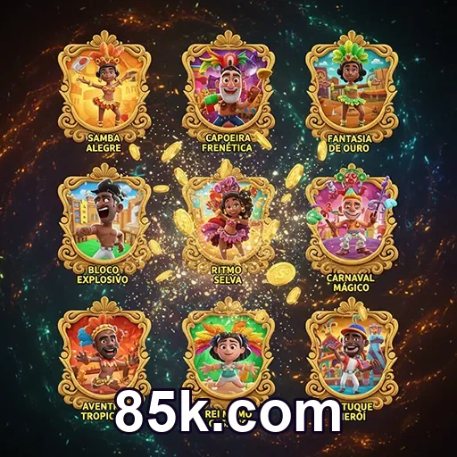 Tela de download prático do app oficial 85k.com