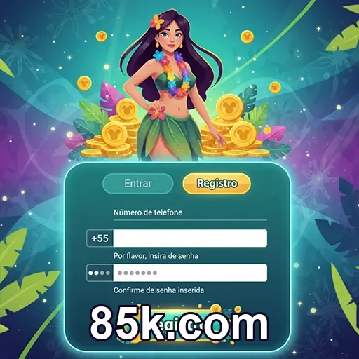 Baixe o aplicativo 85k.com e entre com agilidade