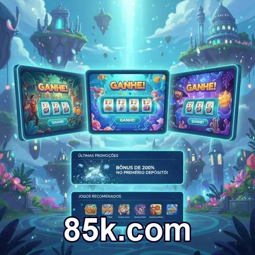 Tela da plataforma 85k.com no celular para partidas curtas
