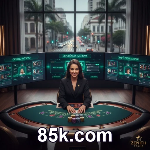 Chat de suporte do 85k.com com regras de segurança