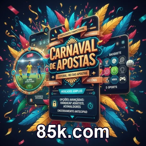 Central de navegação da plataforma 85k.com